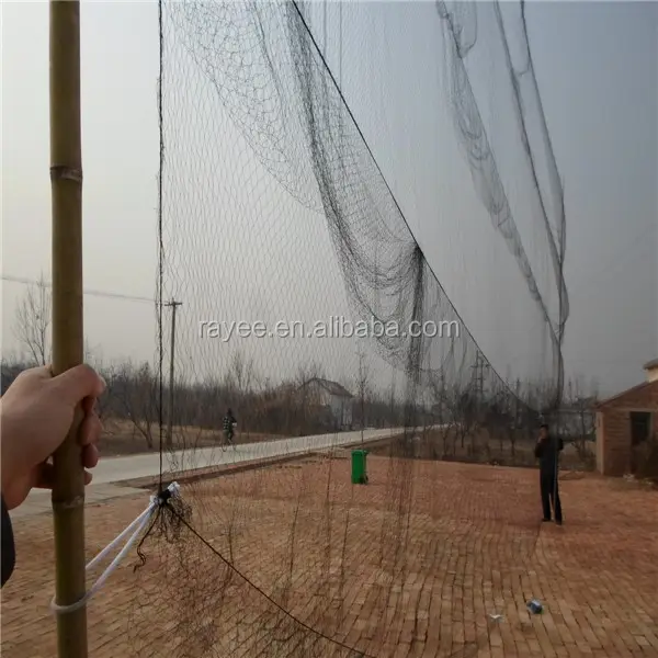Caratteristica uccello mist net 0.12mmx40mmx2x15m uccello cattura net eco-friendly, 110D/2ply, 70D, Rete Pollame uccello catching rede para ca