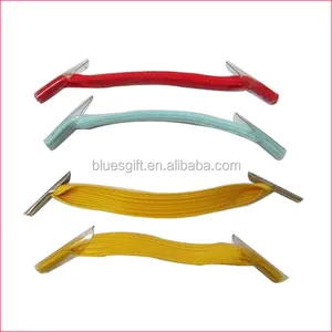 Blues nóng bán không có Tie đàn hồi nhỏ nhỏ phẳng dây giày đôi bên bện Polyester 8cm số lượng lớn Giày ren