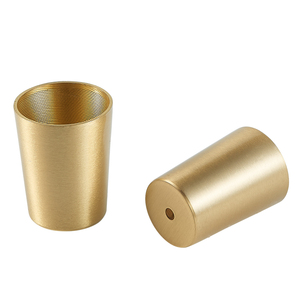 Wholesale Brass Sofa Leg Covers Chair Cups Furniture Leg Tube Protector <strong>Table</strong> <strong>Feet</strong> Cover HD-0065 - Product Image 2