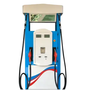 Fuel dispenser with double nozzle for gas station