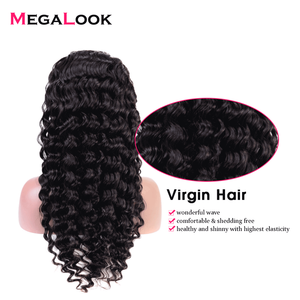 Deep Wave Humain Hair 4 x4 Lace Front Lacefront parrucche a Dubai malese Dropshipping 32 pollici lungo marrone chiaro pizzo svizzero 2 anni - Product Image 2