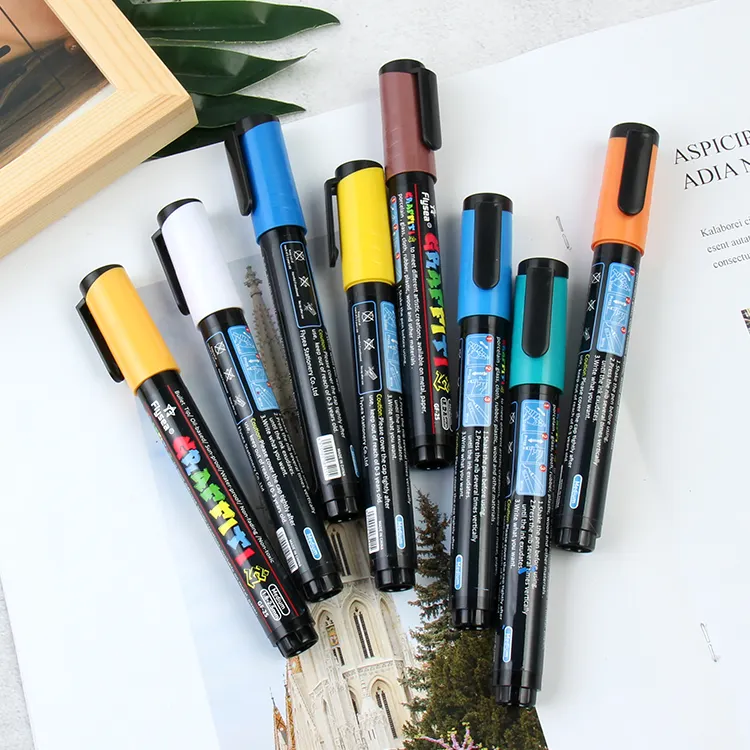 New Colors Halloween Markers 2-3mm Marker pens DIY Graffiti pen