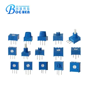 3386 cermet trimpot 3 pin b103 potentiometer met 8mm lange as knop