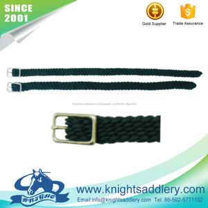 Trenzada de Nylon Caballo Ecuestre Correas Dentadas Para Inglés Espuelas - Product Image 1