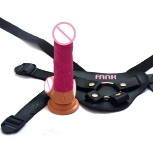 FAAK Strap on realistische Dildo Sex Maschine Penis mit Gürtel Sexspielzeug für Frauen Lesben