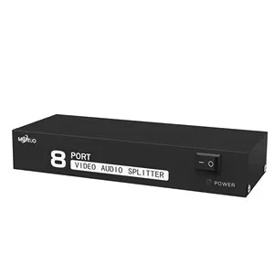 Mt-Viki 8 Poort 1 In 8 Out Rca Av Video Splitter