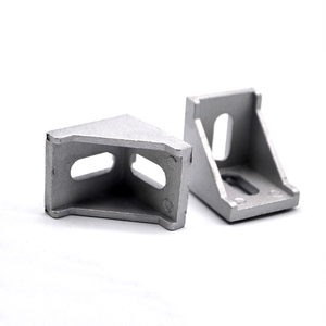 Braket Aluminium Cor Aksesori Koneksi Aluminium, 2020/3030/4040/5050 Bagian Koneksi - Product Image 5