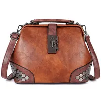 Vintage Womens Red Leather Doctor Handbag Purse Handmade Doctor Should –  iLeatherhandbag