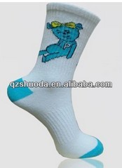 más baratos calcetines felices personalizada con el logotipo del oso - Product Image 1