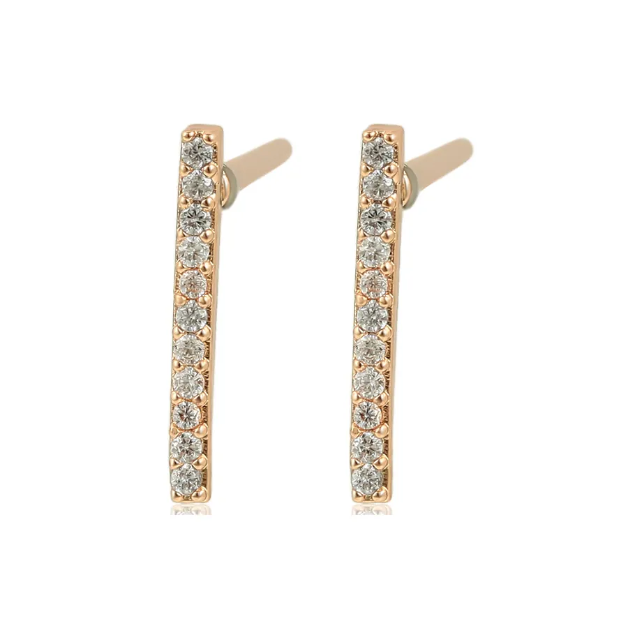 Xuping-pendientes de palo chapados en oro de 18 k, gran oferta, 98692