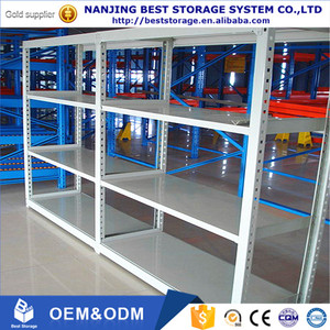 Système d'étagères à longue portée industrielles bon marché, 5 niveaux, étagères à longue portée de service moyen, <span class=keywords><strong>rack</strong></span> d'étagères, usine de Nanjing, certificat CE et ISO9001 - Product Image 5