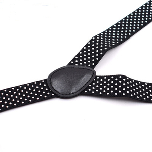 Vente en gros de <span class=keywords><strong>porte</strong></span>-jarretelles pour enfant avec nœud papillon imprimé en noir <span class=keywords><strong>à</strong></span> 3 pinces - Product Image 6