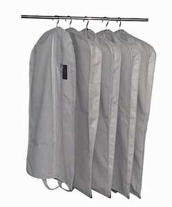 Sac de costume en PVC avec housse de costume, sac en coton avec couverture pour robe de mariée - Product Image 1