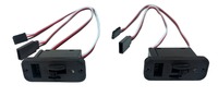 Harnais d'interrupteur marche/arrêt robuste de style RC Jr avec LED lumineuse et port de charge en matière plastique pour bateau de voiture RC