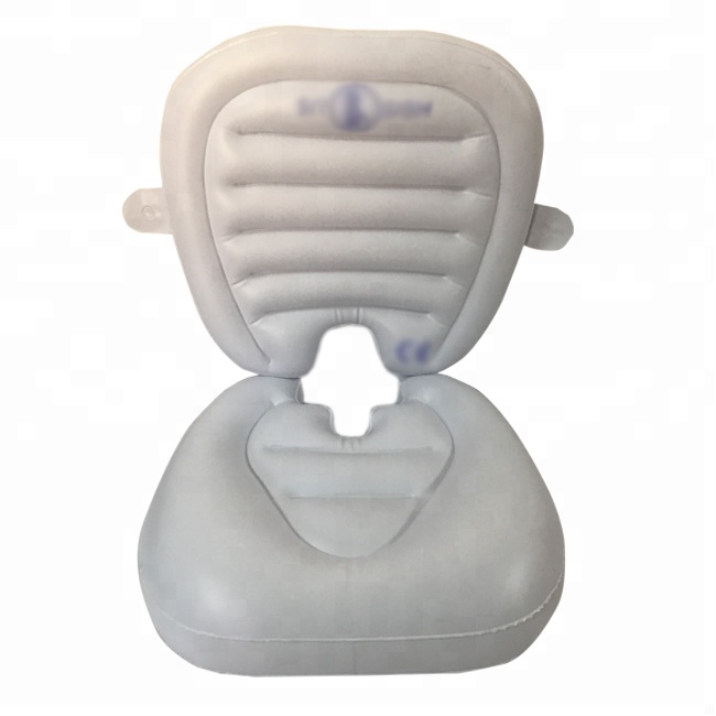 Надувная подушка для сиденья с присосками и спинкой