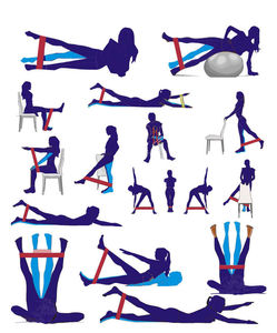 Op Maat Bedrukte Workout Fysiotherapie Oefent Lus Fitnesstraining <span class=keywords><strong>Latex</strong></span> Stretching Yoga Weerstandsbanden - Product Image 6