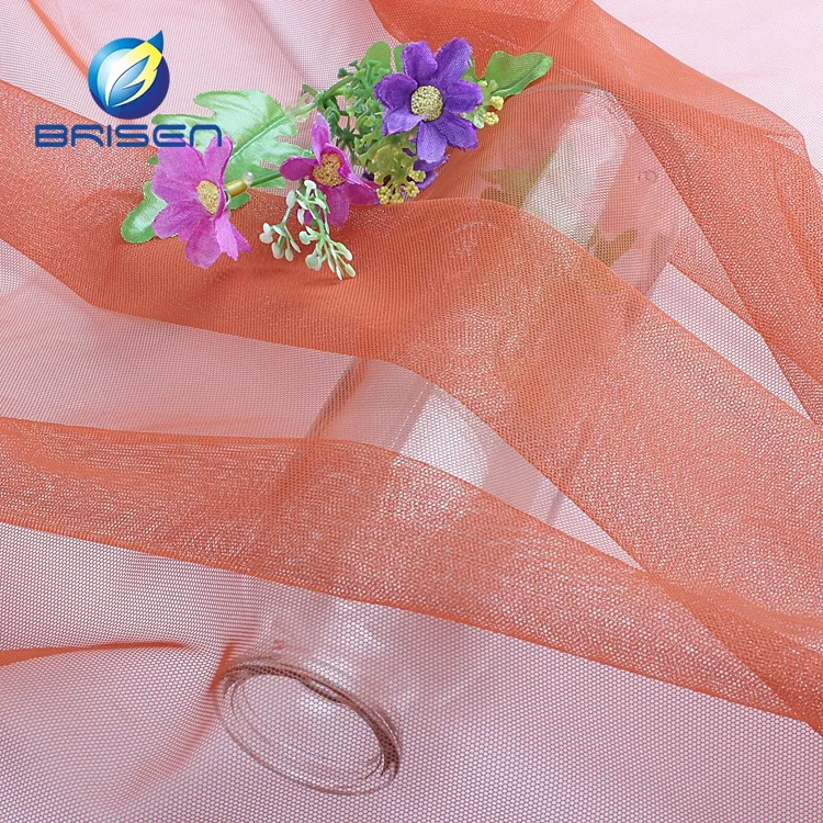 6430 Polyester Hexagonal Tulle Textile Mesh Fabric For Dresses  Underwear  Embroidery