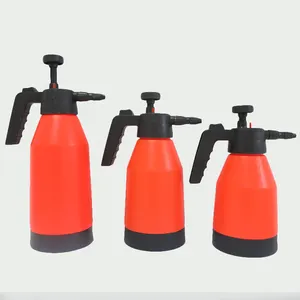 Seesa spray de pressão manual 2l, garrafa pulverizadora de pressão manual portátil para jardim e máquina de lavar a garrafa