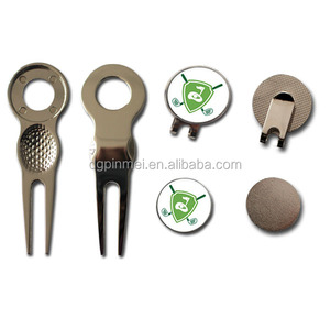 Bianco golf ball marker golf divot ha preso per sublimazione - Product Image 2