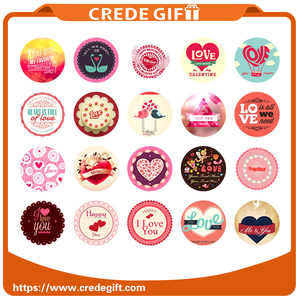 Themed party supplies creative Valentine happy love stickers for party decoration - Product Image 2