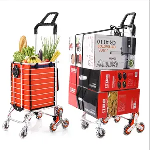 Praktische farbe handliche klapp shopping trolley mit rollstuhl