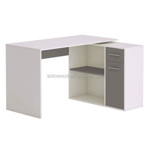 โต๊ะคอมพิวเตอร์เข้ามุมสำหรับเด็กใน Sonoma <span class=keywords><strong>Oak</strong></span> และสีขาวพร้อมชั้นวาง - Product Image 6