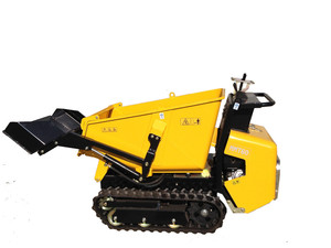 CE 800 kg Karet Track Crawler Mini Dumper Hidrolik Pemuatan Diri MMT60 dengan Sekop - Product Image 2
