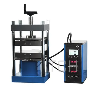 Presse thermique automatique de laboratoire, pressoir hydraulique, double plaque chauffante, 40T, 300C Max