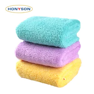 High quality coral fleece microfiber rags cleaning cloths