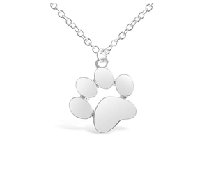 Collar de acero inoxidable con pata de perro, 3 colores - Product Image 6