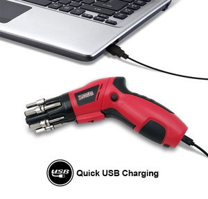 KCS615AL-C47PCS Cordless <span class=keywords><strong>Screwdriver</strong></span> USB Phí <span class=keywords><strong>LED</strong></span> Light Đa Nhanh Chóng Thay Đổi 1/4 Bits Folding Xử Lý Tool <span class=keywords><strong>Set</strong></span> Bán Buôn - Product Image 6