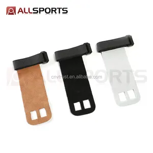 2-hole Pull Ups, Kettlebells, Chin Ups Non-Slip Leather Training Gymnastic Grips High Grip Palm Protection with Wrist Support
