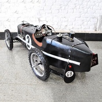 133CM de gran tamaño de Europa Creativa de Metal modelo de coche Retro Bar Vintage de hierro estatua de coche decoración arte