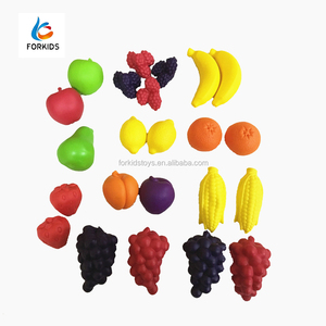 40pcs educativos y juguetes de granja animal salvaje juguetes mercado del granjero color clasificación niños comida - Product Image 3