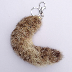 Queue de renard naturel Pom Pom porte-clés fée vraie fourrure de renard queue glands porte-clés mode mignon porte-clés Cosplay queue porte-clés - Product Image 3
