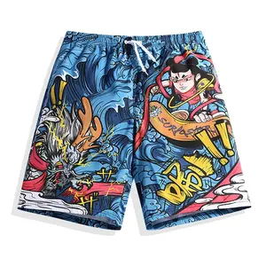 Mens Orange Swim Shorts, Mens Short Swimwear, Quần Bơi Đáy