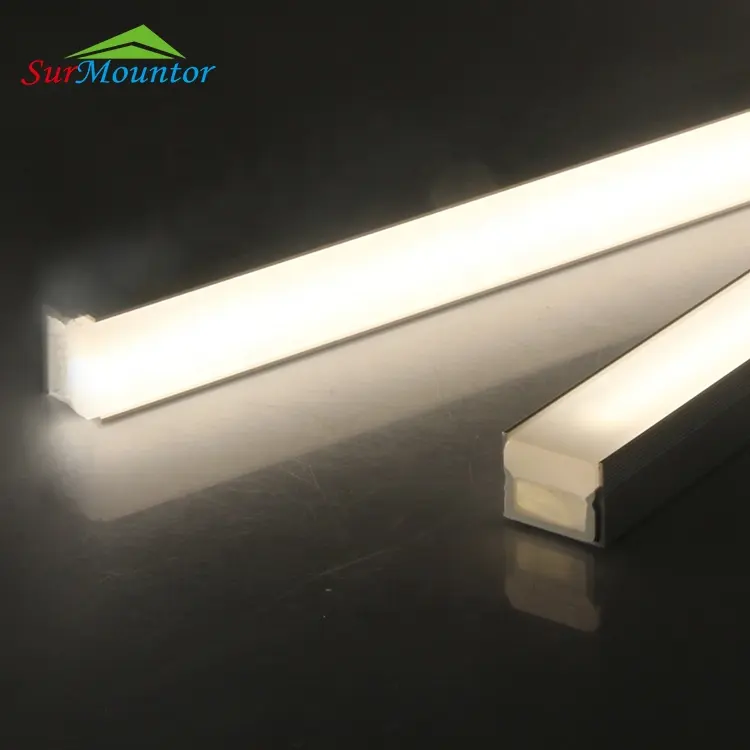 plastic profile aluminum profile for flooring led light strips waterproof 2 meter