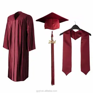 Wholesale graduation charms uniform for students graduation cap and gown stoles