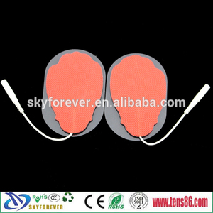5 * 8 cm feuille en forme de TENS électrodes réutilisables, Colorful electrode pads avec le prix concurrentiel - Product Image 6