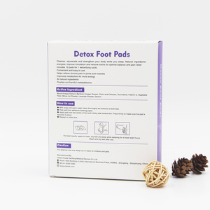 Sağlık yayını detoks lavanta bambu sirke zayıflama ayak pedleri yama - Product Image 5