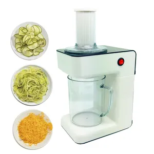 3-in-1 Vegetable Processor, Fruit Cutter, Spiral Shredder for Electric Spiralizer