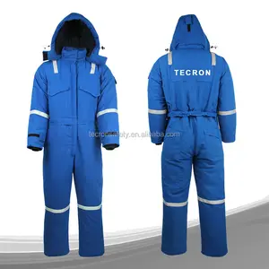 Insulated Coveralls Flame Resistant And Anti Static Insulated Winter Coverall For Oil Gas