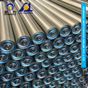 Tabung Baja Conveyor Roller Bahan Penanganan Steel Conveyor Roller untuk Konveyor