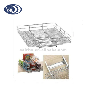 Expansible, 12 unidades A 20 unidades Armario de cocina de acero, cesta de cajón extraíble de alambre - Product Image 2