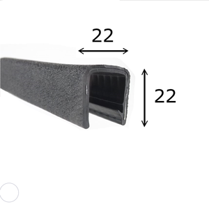 <span class=keywords><strong>Profil</strong></span> <span class=keywords><strong>de</strong></span> protection en PVC, 2 plaques, bords métalliques - Product Image 2