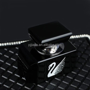 Bottiglia di Profumo K9 Personalizzata Sabbiata a Forma di <span class=keywords><strong>Cigno</strong></span> 3ml Nera Stile Arabo Dubai Lussuosa Bottiglia Quadrata in Cristallo per Oli Essenziali - Product Image 4