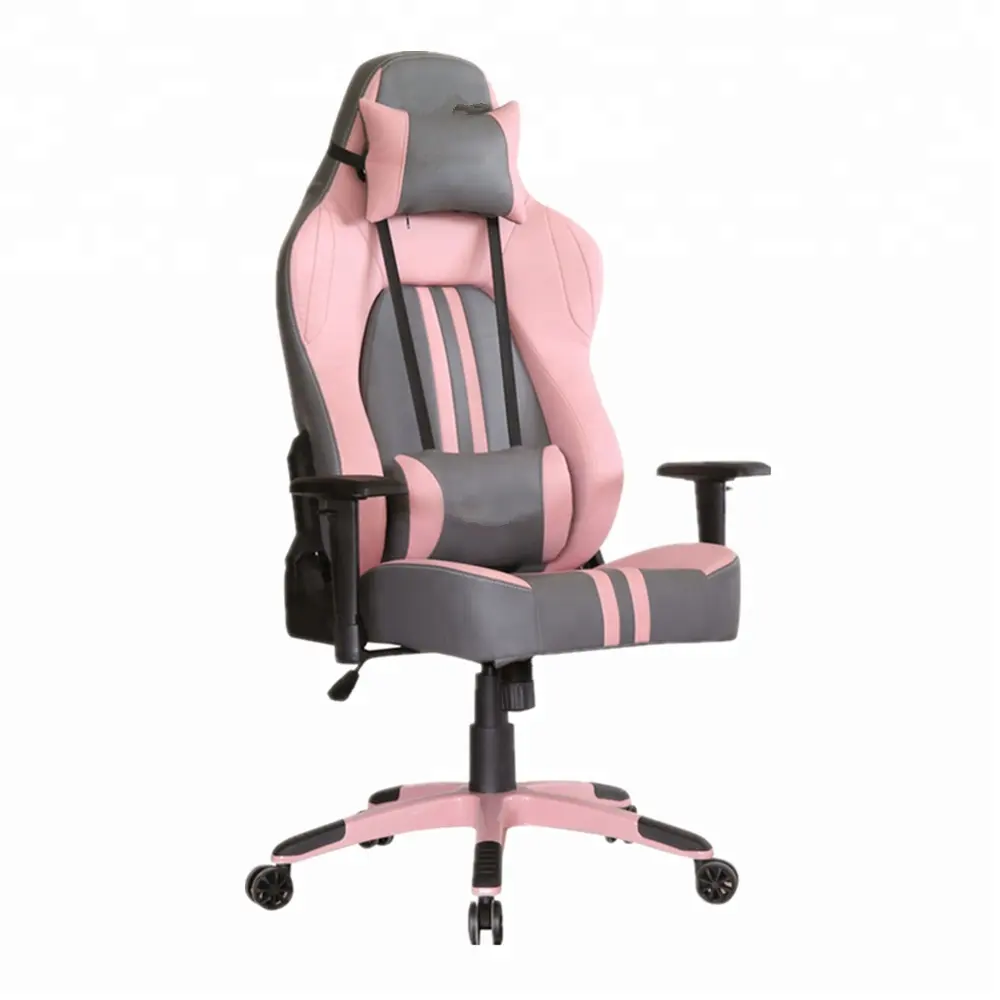 Фабричное производство удобные розовые кожаные игровые компьютерные кресла для девочек