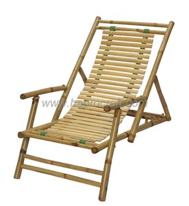 Chaise longue pliante en bambou (GT 680) - Product Image 1