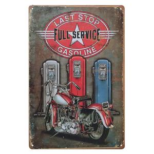 Décoration de la maison <span class=keywords><strong>avis</strong></span> motos dessins personnalisés logo parking uniquement panneau sur mesure plaque métallique vintage signe en étain - Product Image 4