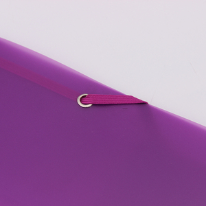 Tùy chỉnh 3 nắp A4 Kích thước trong suốt Polypropylene nhựa thư mục tập tin với ban nhạc đàn hồi đóng cửa các loại màu sắc - Product Image 3